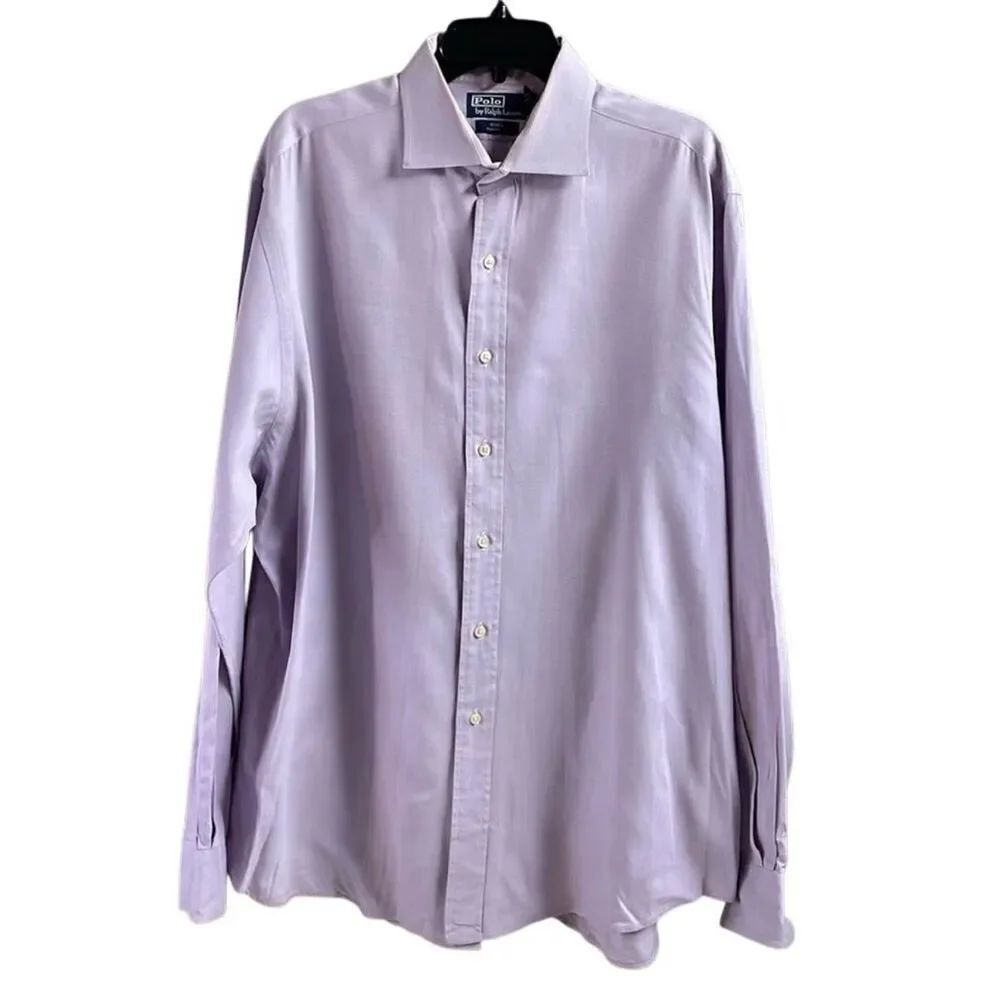 Polo by Ralph Lauren Regent Classic Fit Long Sleeve Mens Dress Shirt 17 1/2 XL